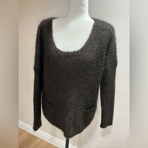 Simons contemporaine mohair blend brown sweather size M/L